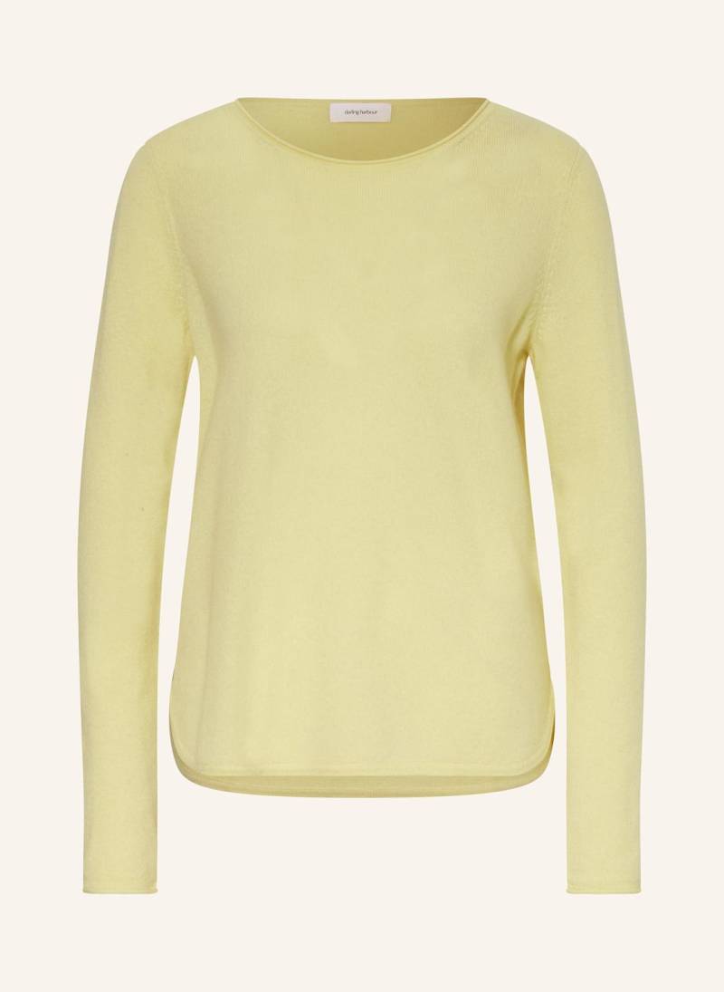 Darling Harbour Cashmere-Pullover gelb von darling harbour