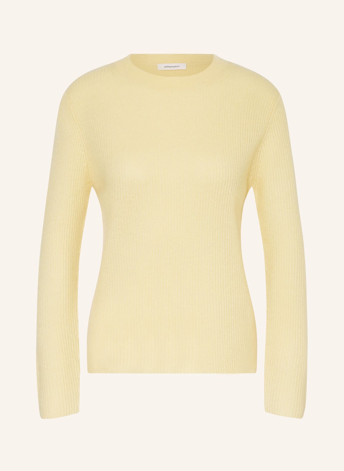 Darling Harbour Cashmere-Pullover gelb von darling harbour