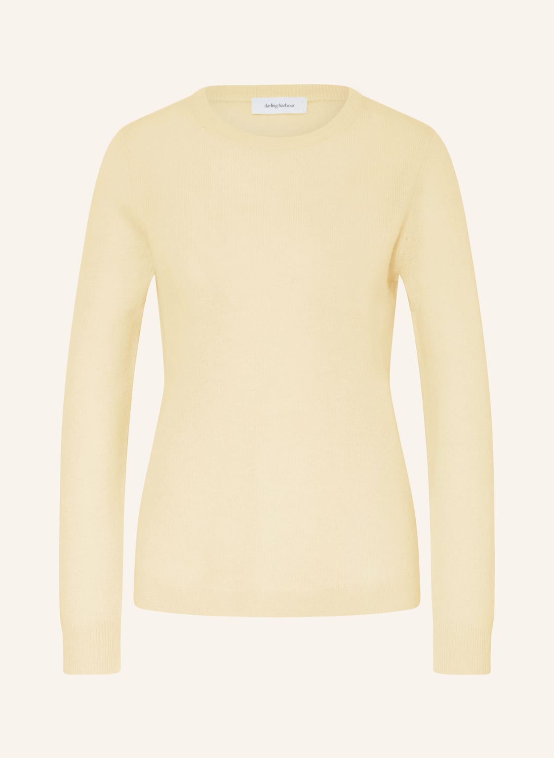 Darling Harbour Cashmere-Pullover gelb von darling harbour