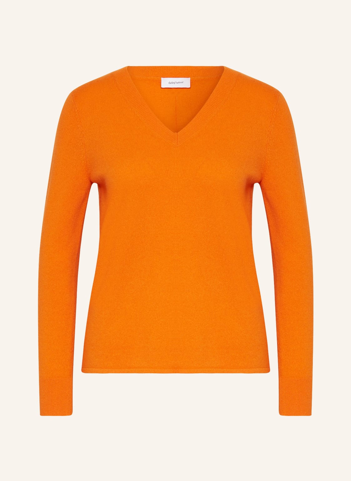 Darling Harbour Cashmere-Pullover orange von darling harbour