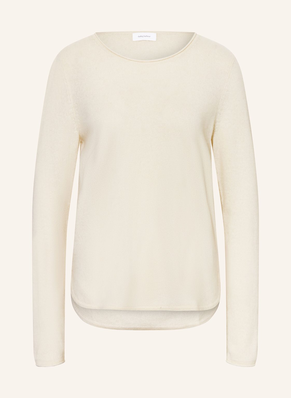 Darling Harbour Cashmere-Pullover weiss von darling harbour