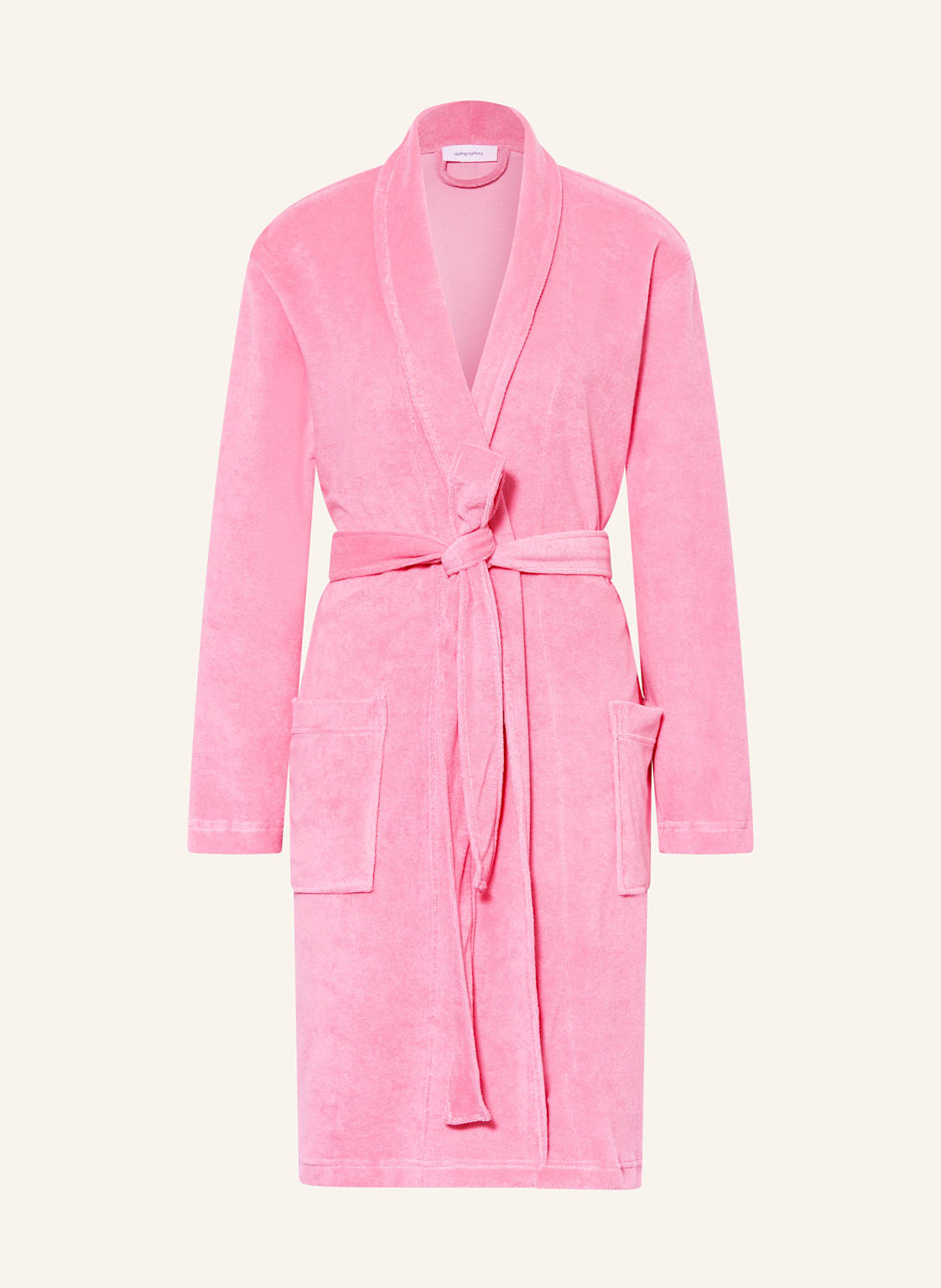 Darling Harbour Damen-Bademantel pink von darling harbour