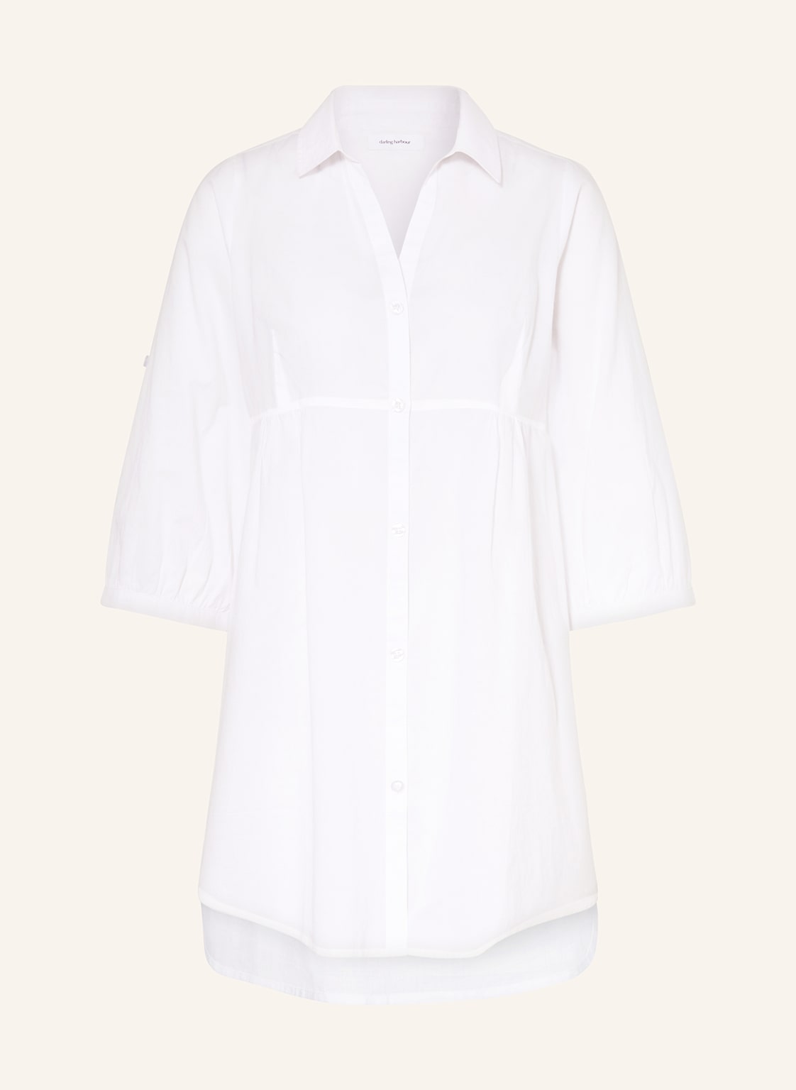 Darling Harbour Hemdblusenkleid weiss Darling Harbour Hemdblusenkleid weiss von darling harbour