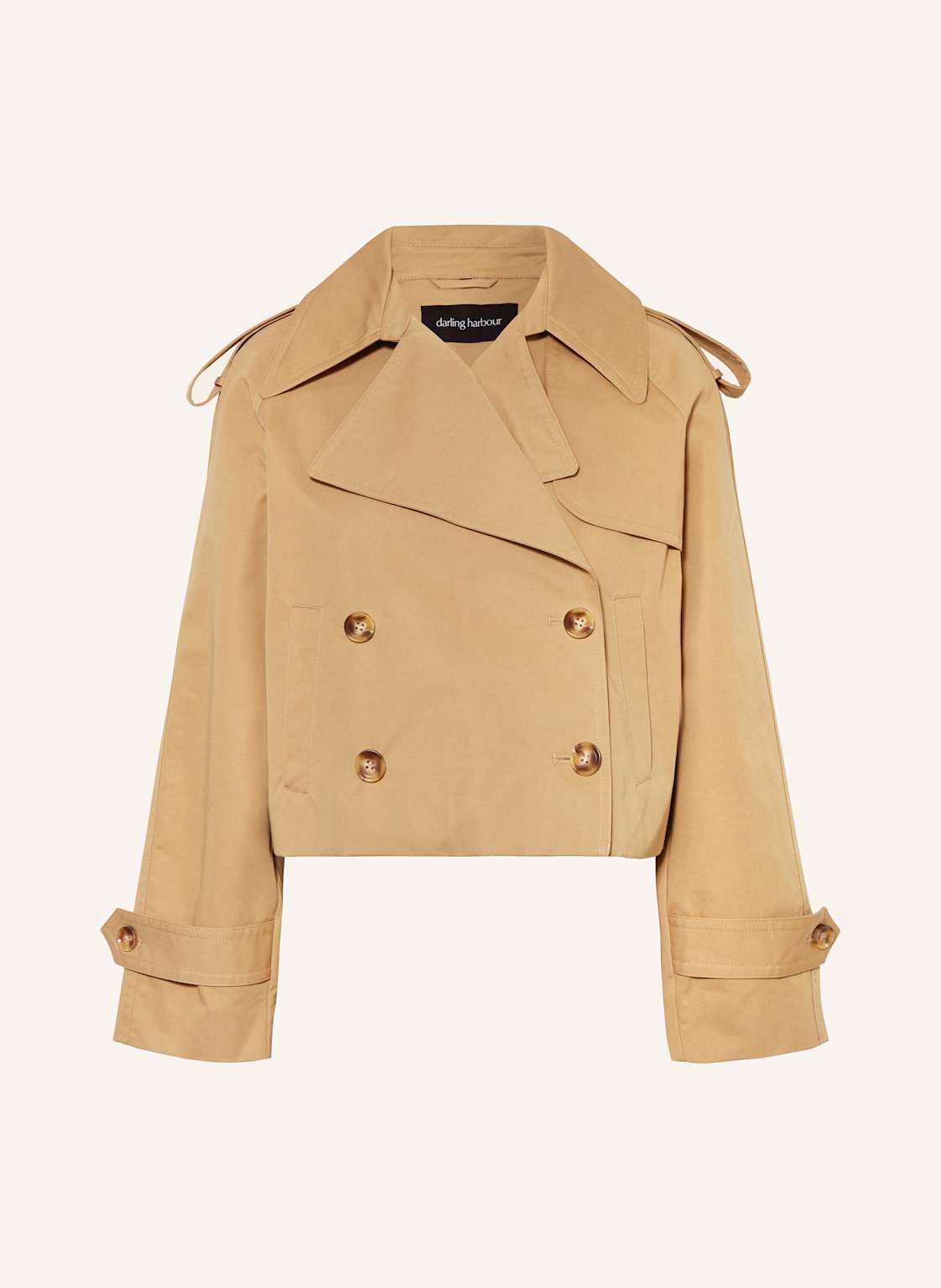 Darling Harbour Trench-Jacke braun von darling harbour