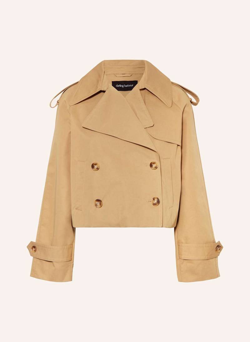 Darling Harbour Trench-Jacke braun von darling harbour