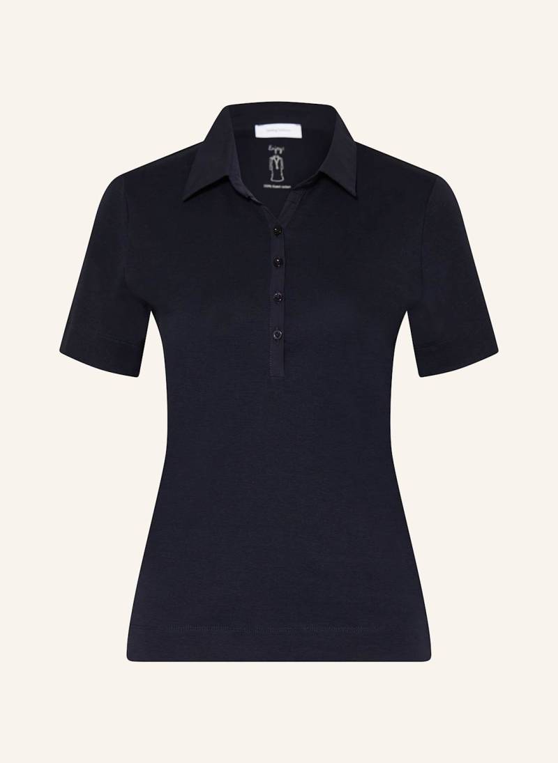 Darling Harbour Jersey-Poloshirt blau von darling harbour