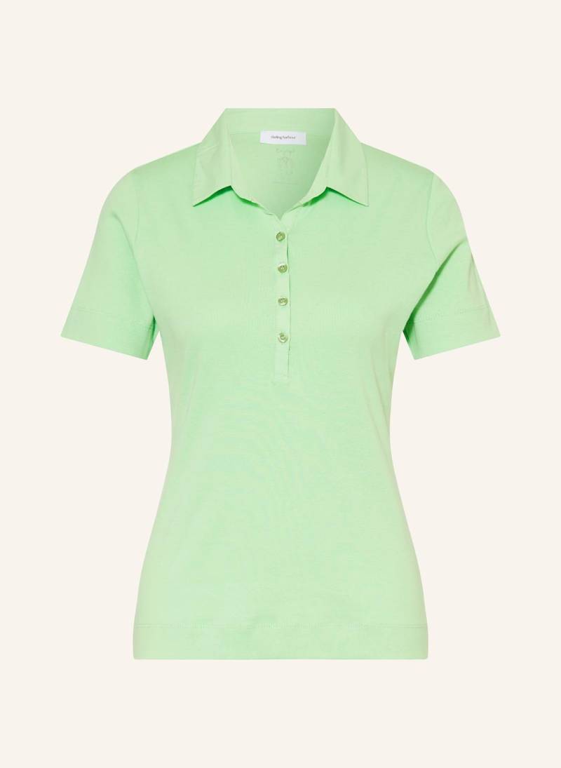 Darling Harbour Jersey-Poloshirt gruen von darling harbour