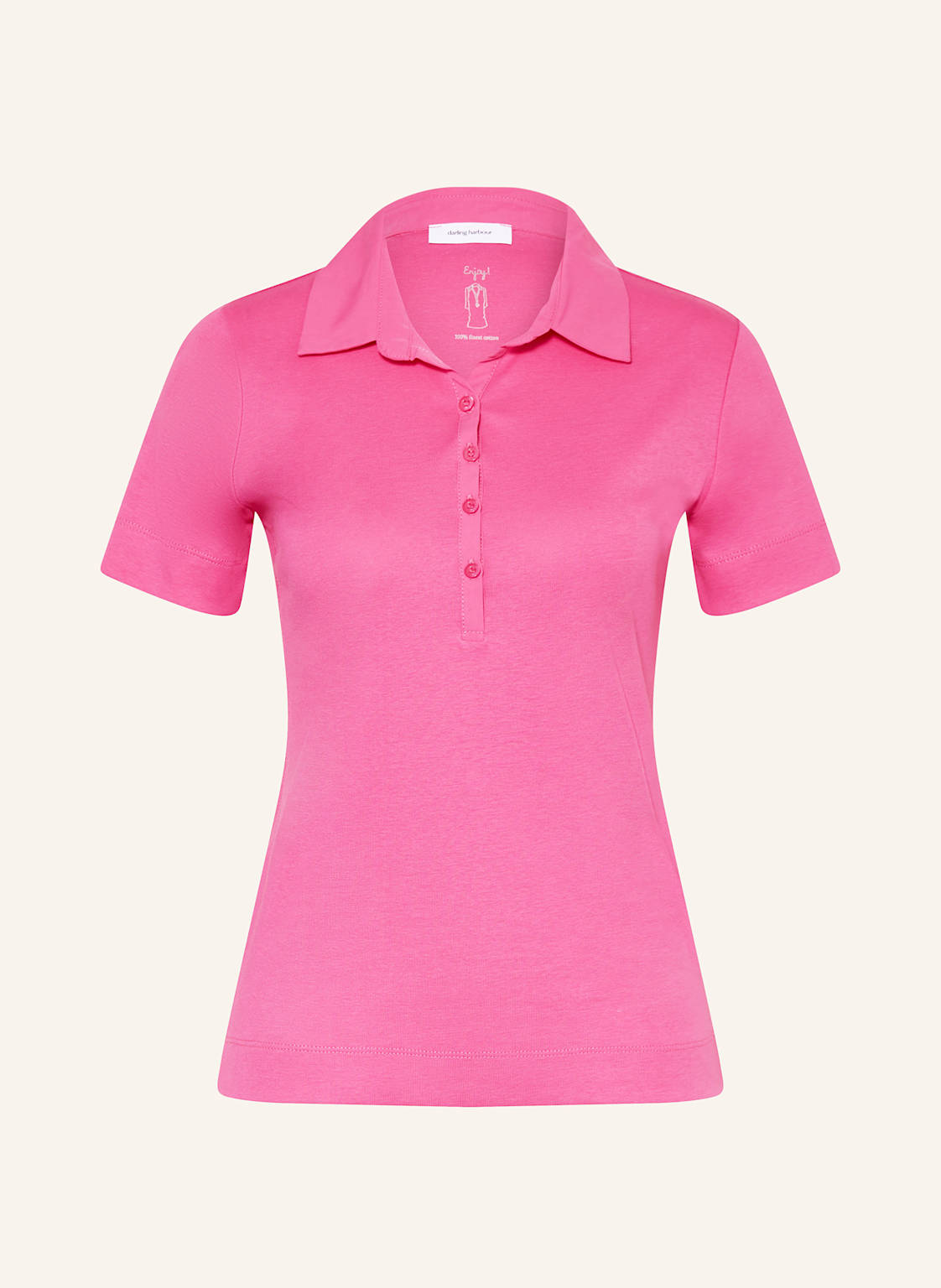 Darling Harbour Jersey-Poloshirt pink Darling Harbour Jersey-Poloshirt pink von darling harbour