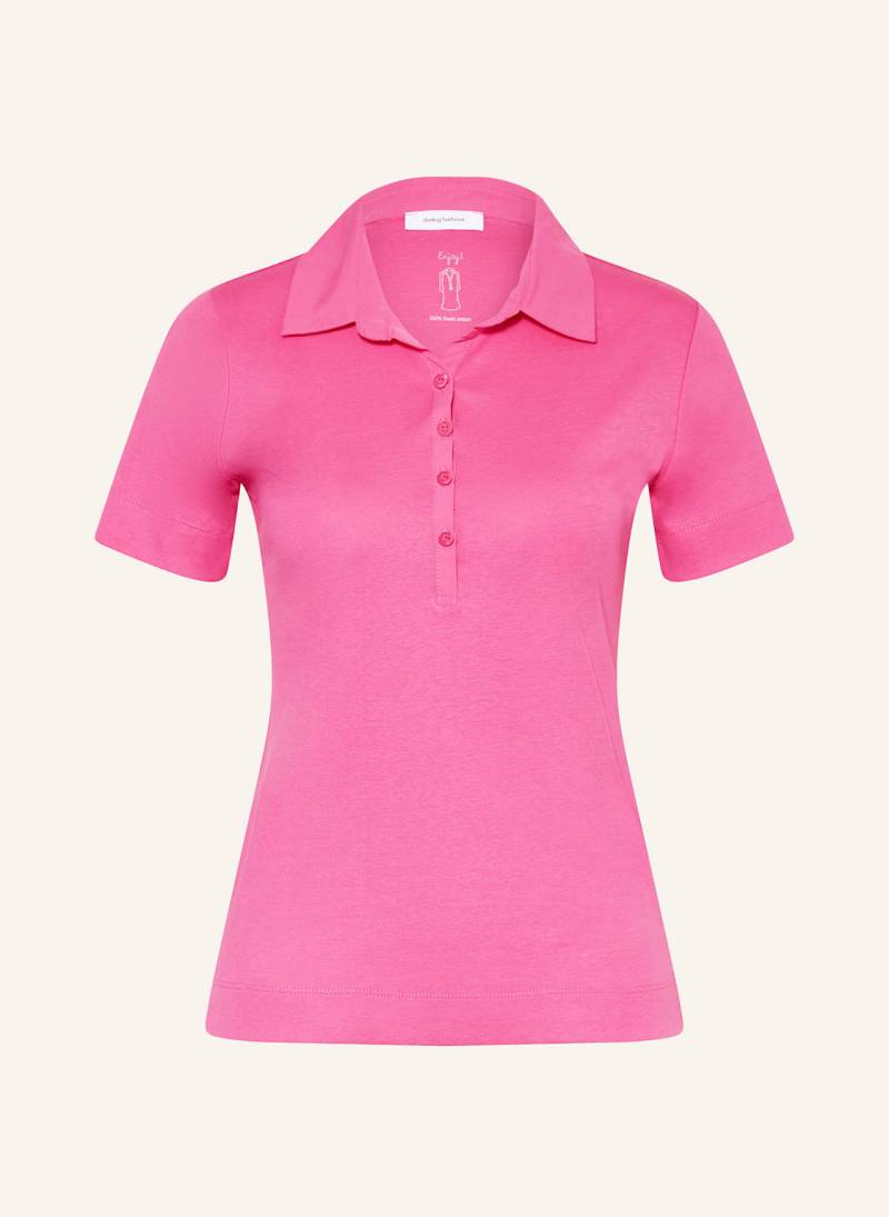 Darling Harbour Jersey-Poloshirt pink von darling harbour