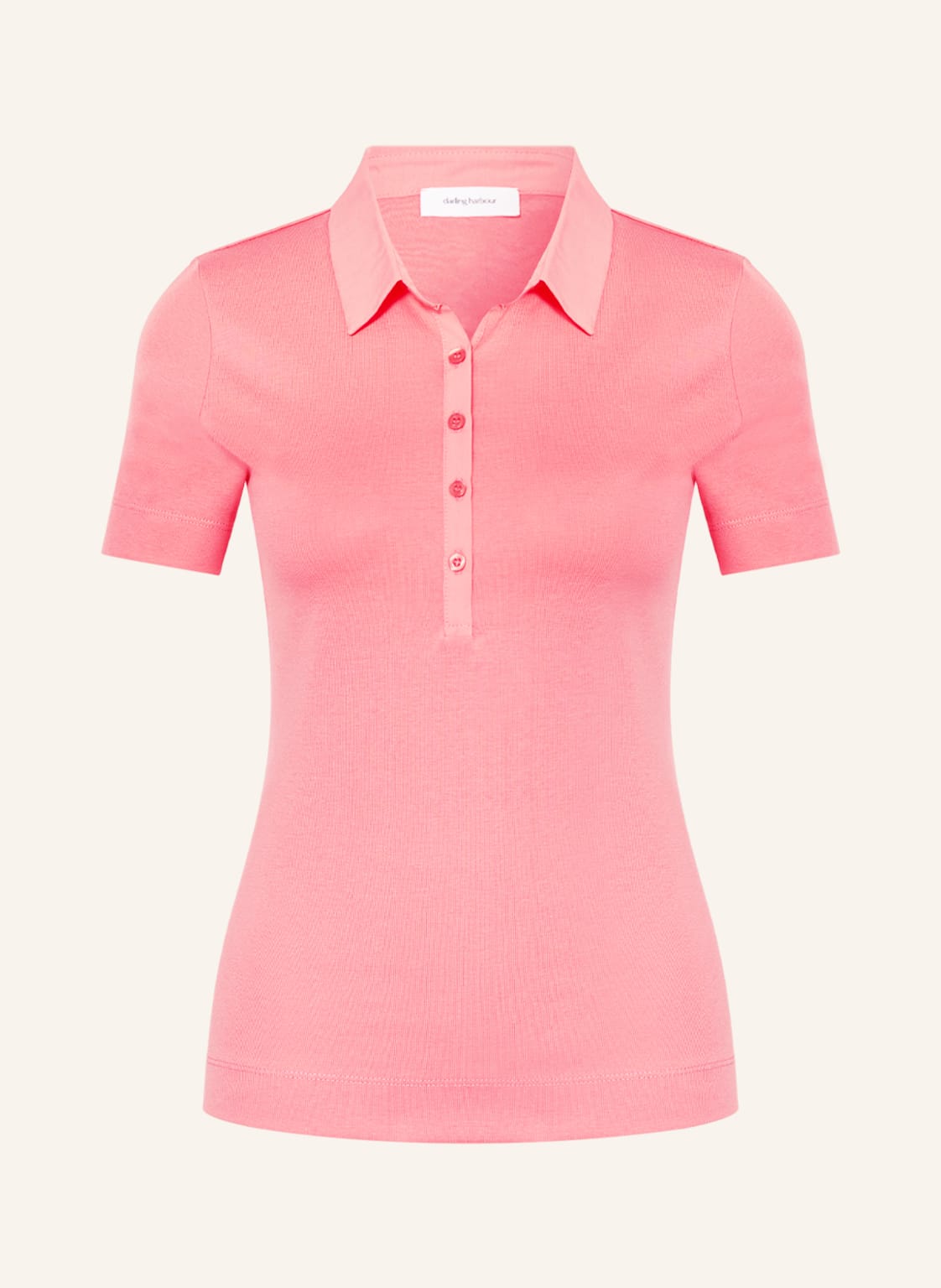 Darling Harbour Jersey-Poloshirt rot von darling harbour
