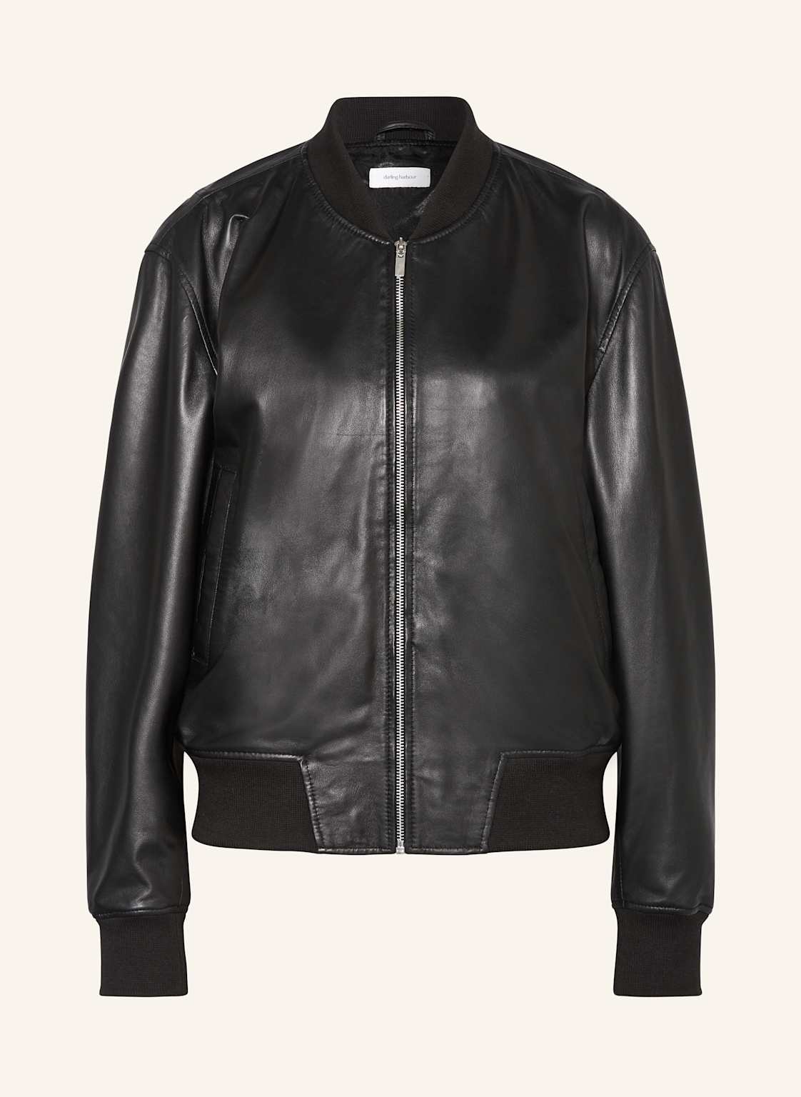 Darling Harbour Lederblouson schwarz von darling harbour