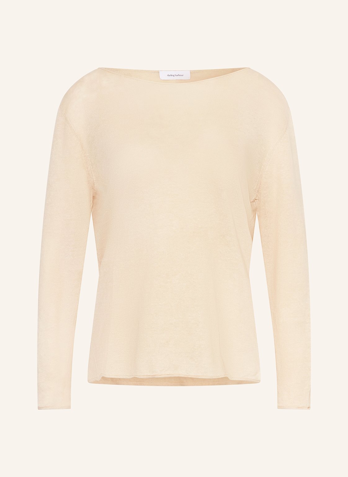 Darling Harbour Leinenpullover beige von darling harbour