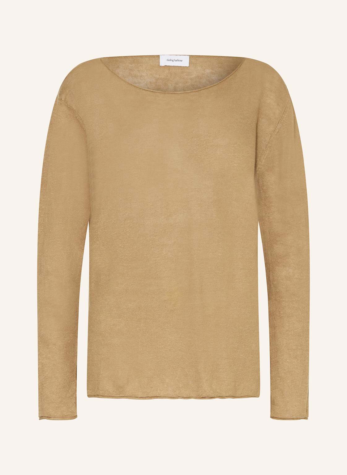 Darling Harbour Leinenpullover beige von darling harbour