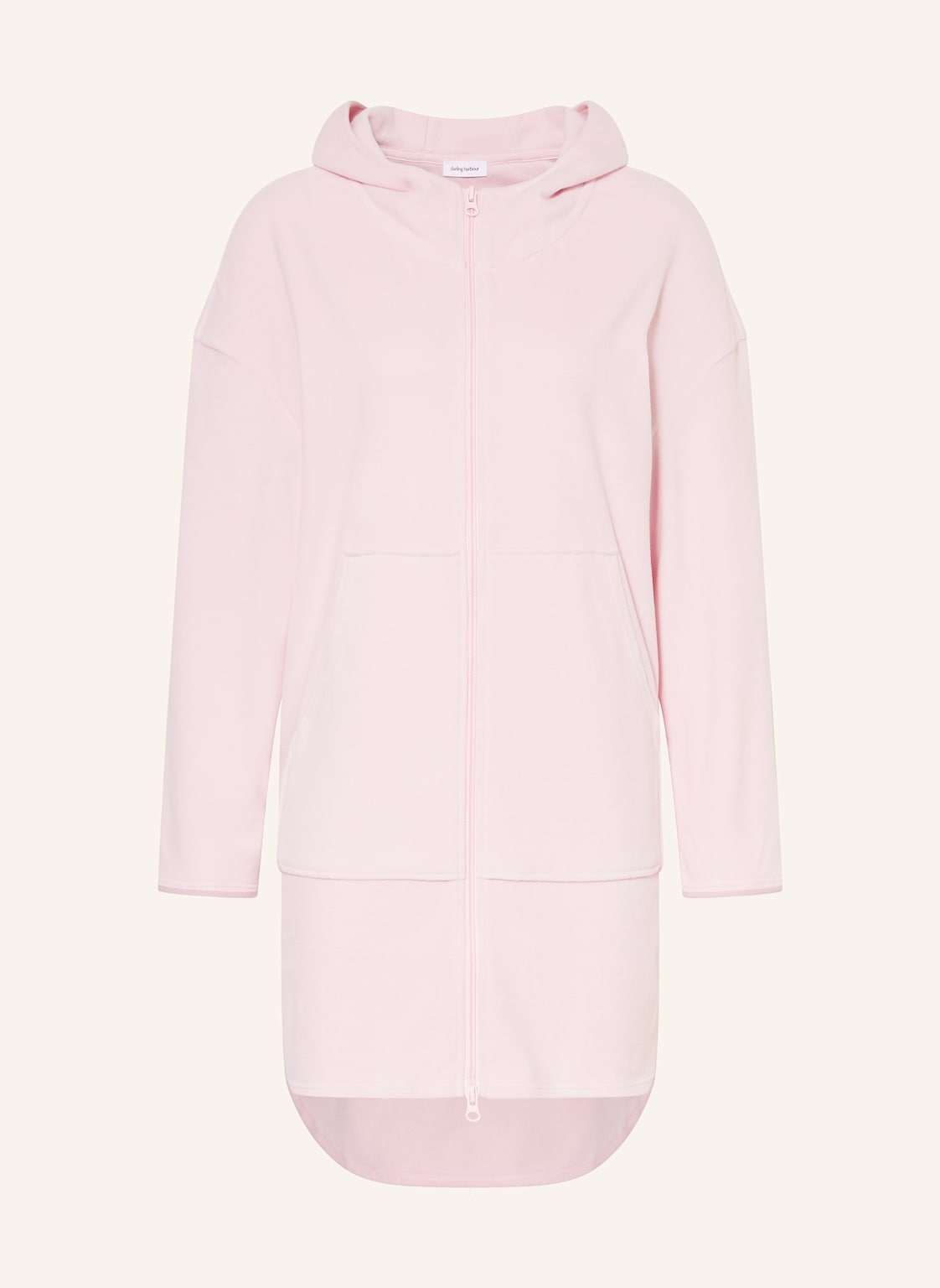 Darling Harbour Lounge-Fleecejacke rosa von darling harbour