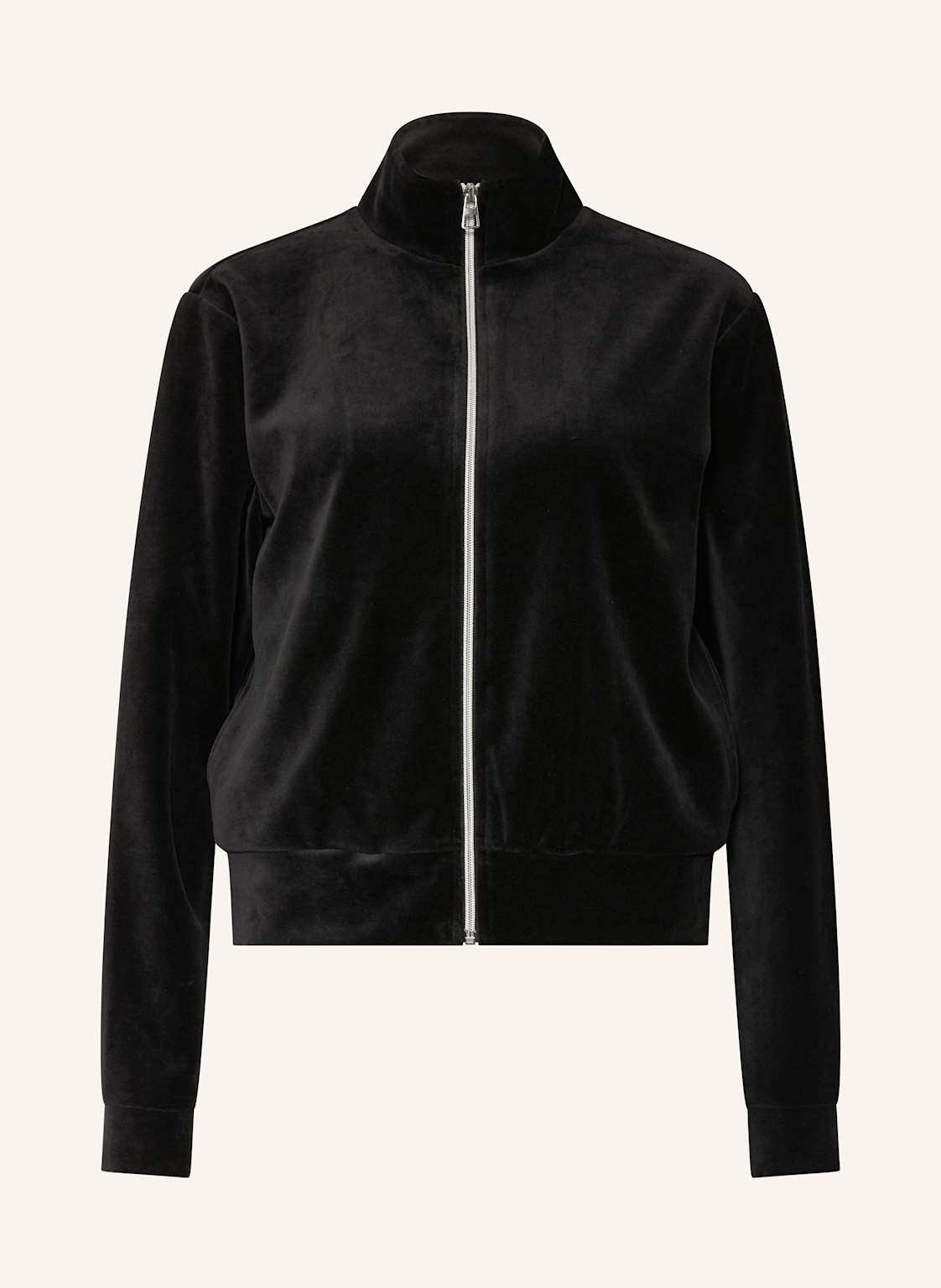 Darling Harbour Lounge-Jacke Aus Nicki schwarz von darling harbour