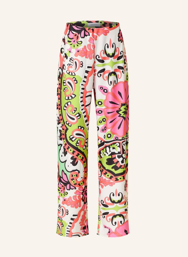 Darling Harbour Marlenehose Aus Satin pink von darling harbour
