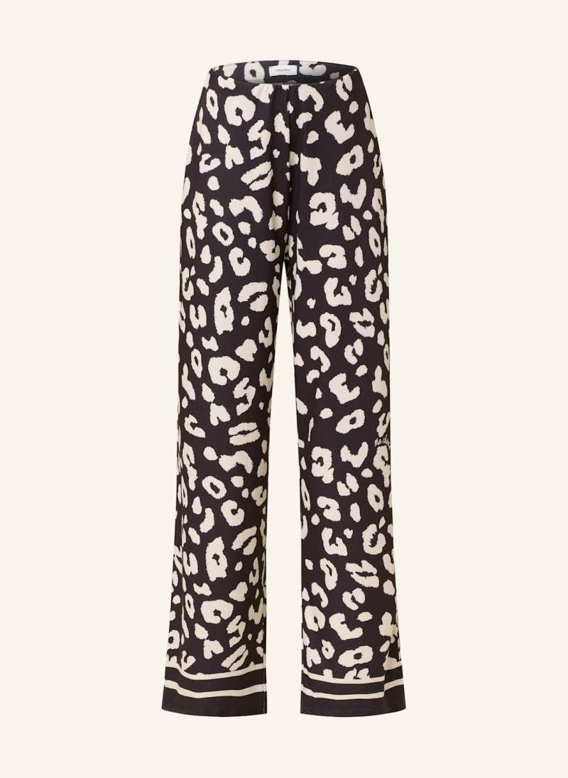 Darling Harbour Marlenehose Aus Satin schwarz von darling harbour