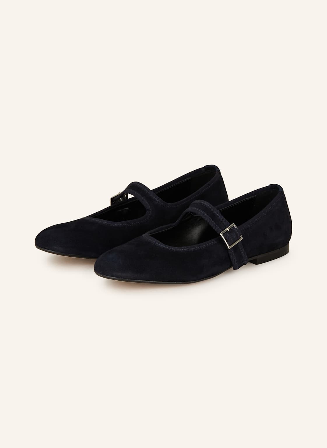 Darling Harbour Mary-Jane-Ballerinas blau von darling harbour