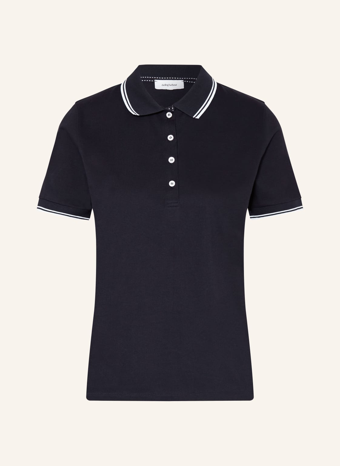 Darling Harbour Pique-Poloshirt blau von darling harbour