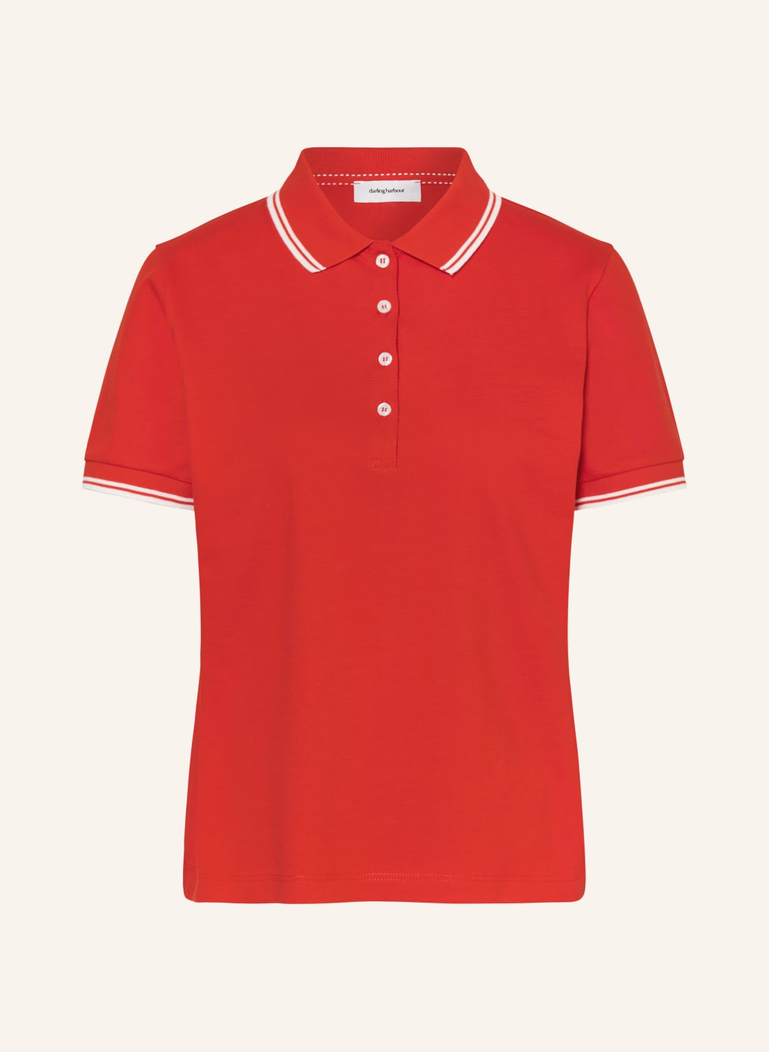 Darling Harbour Pique-Poloshirt rot Darling Harbour Pique-Poloshirt rot von darling harbour
