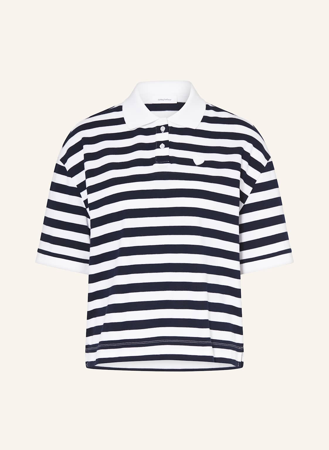 Darling Harbour Piqué-Poloshirt weiss von darling harbour