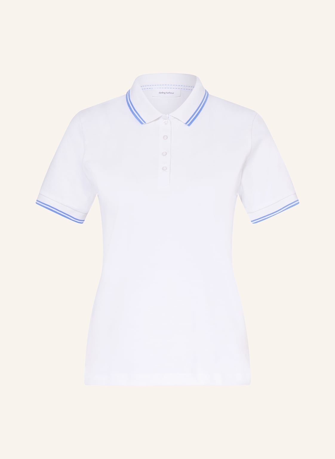 Darling Harbour Piqué-Poloshirt weiss Darling Harbour Piqué-Poloshirt weiss von darling harbour