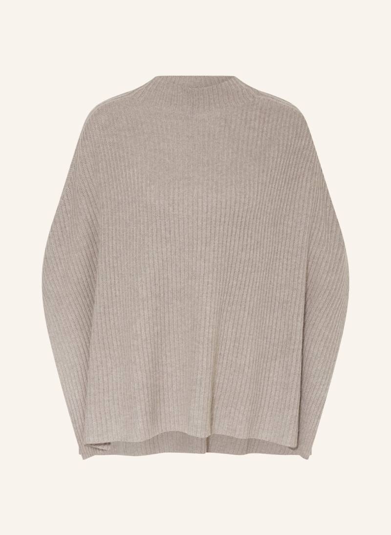 Darling Harbour Poncho Mit Cashmere beige von darling harbour