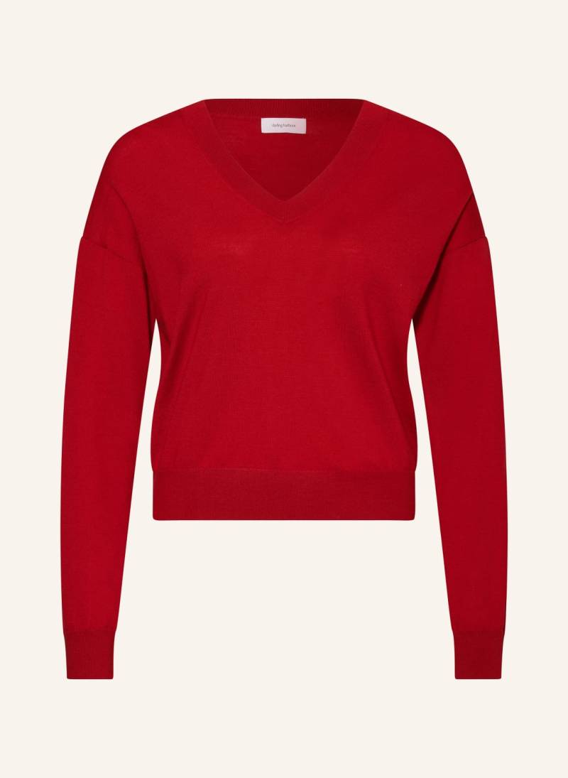 Darling Harbour Pullover Aus Merinowolle rot von darling harbour