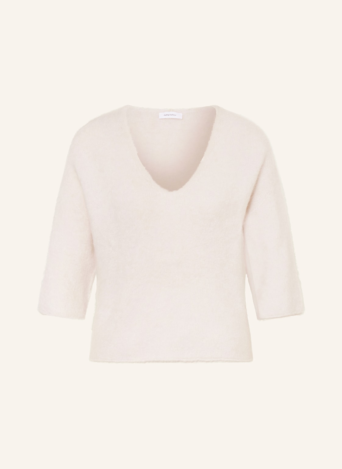 Darling Harbour Pullover Mit 3/4-Arm Und Alpaka beige von darling harbour