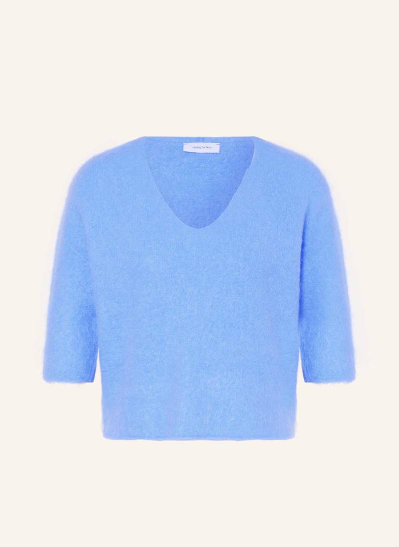 Darling Harbour Pullover Mit 3/4-Arm Und Alpaka blau von darling harbour