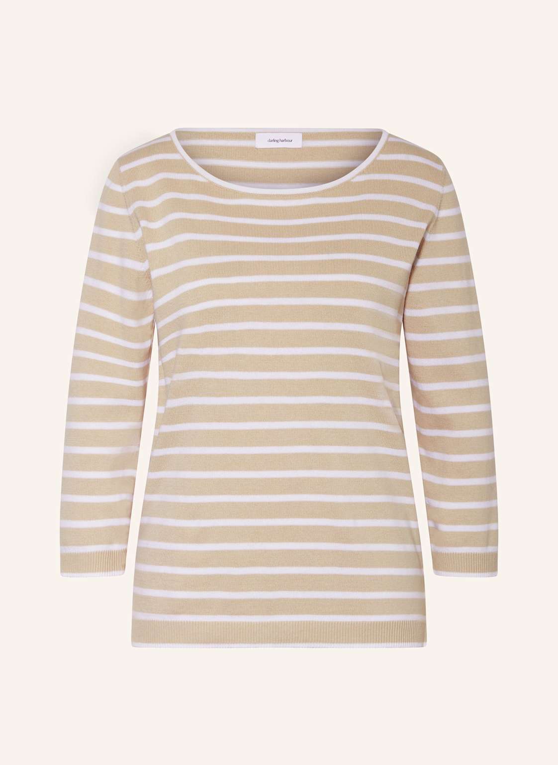 Darling Harbour Pullover Mit 3/4-Arm beige von darling harbour