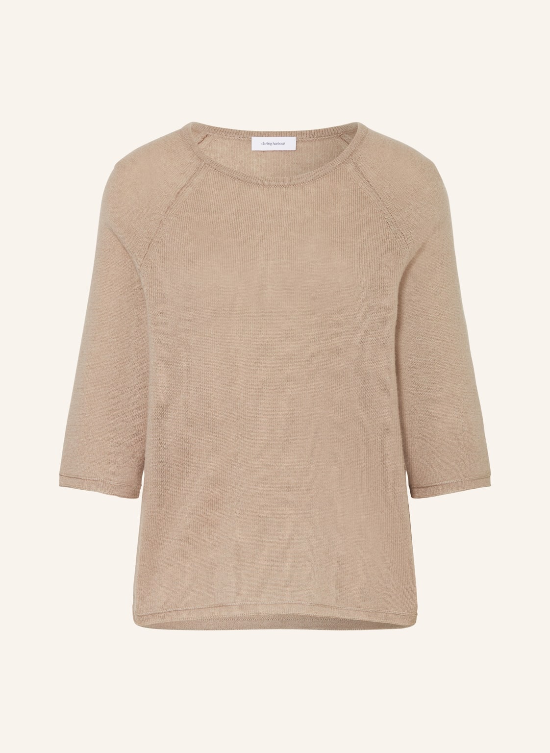 Darling Harbour Pullover Mit Cashmere Und 3/4-Arm beige von darling harbour