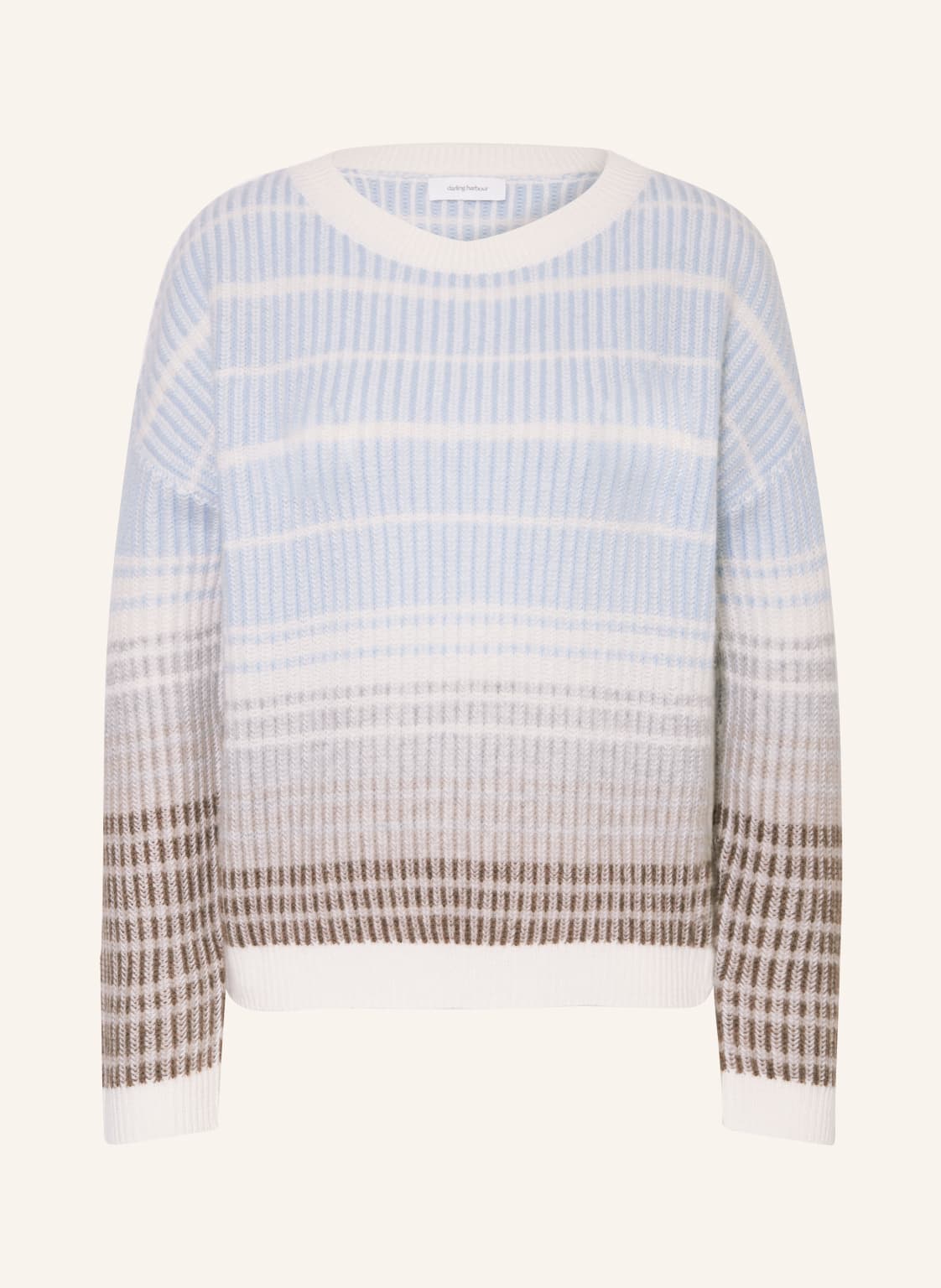 Darling Harbour Pullover Mit Cashmere beige von darling harbour