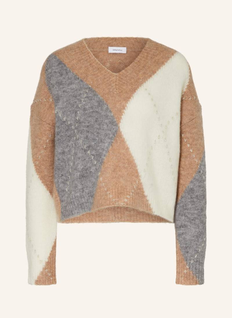 Darling Harbour Pullover Mit Mohair braun von darling harbour