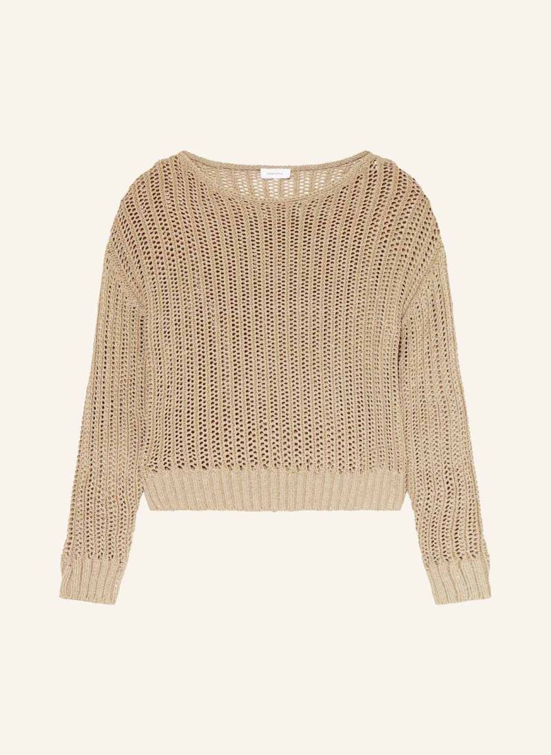 Darling Harbour Pullover Mit Pailletten gruen von darling harbour