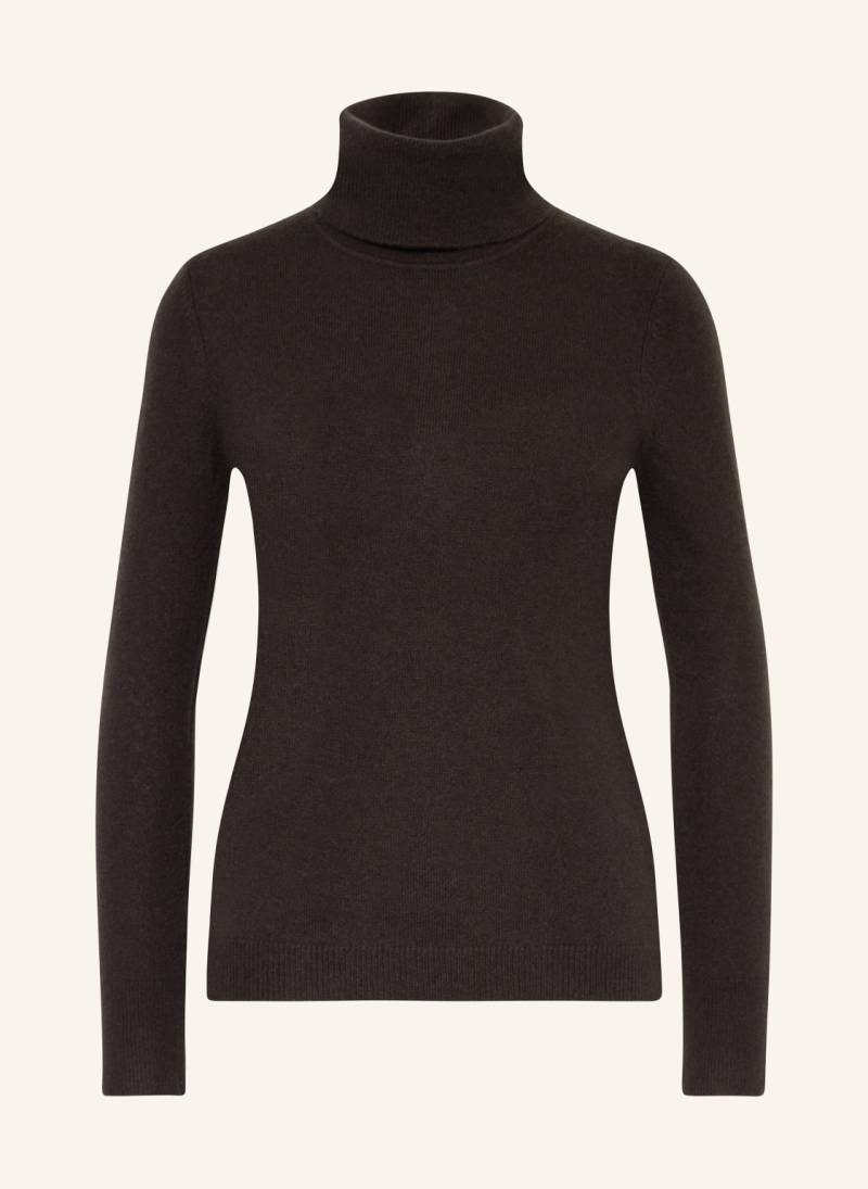 Darling Harbour Rollkragenpullover Aus Cashmere braun von darling harbour