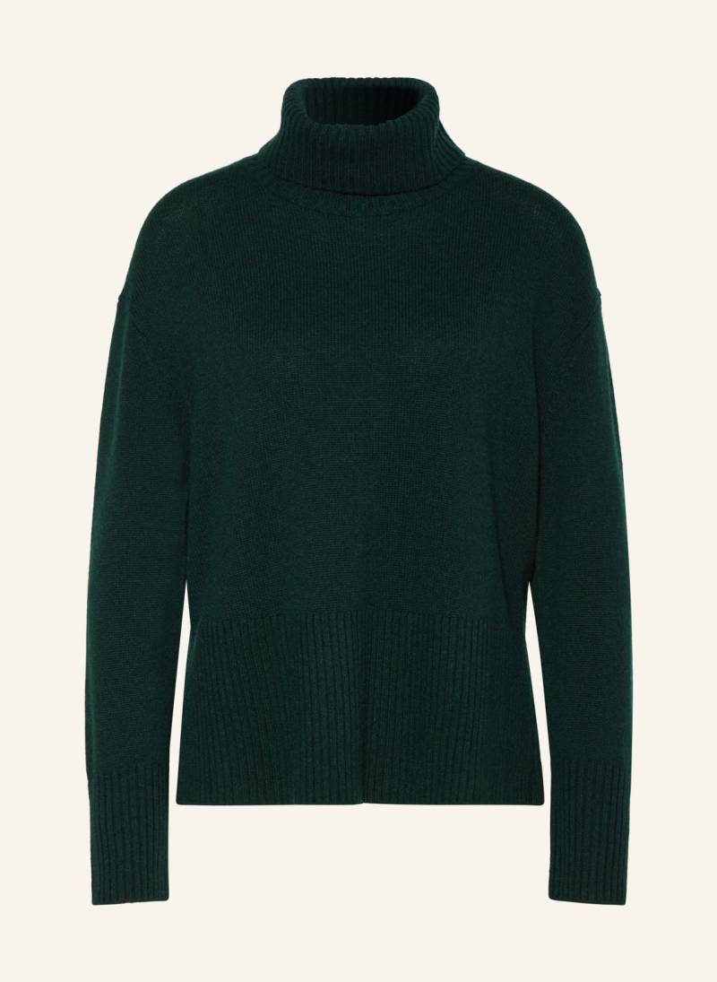 Darling Harbour Rollkragenpullover Mit Cashmere gruen von darling harbour