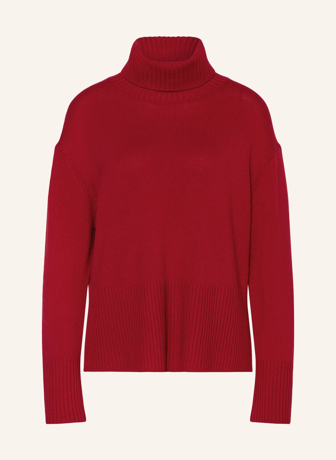 Darling Harbour Rollkragenpullover Mit Cashmere rot von darling harbour