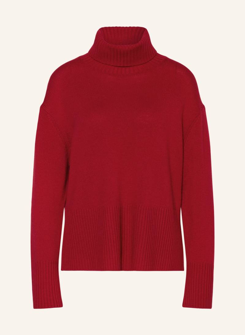 Darling Harbour Rollkragenpullover Mit Cashmere rot von darling harbour