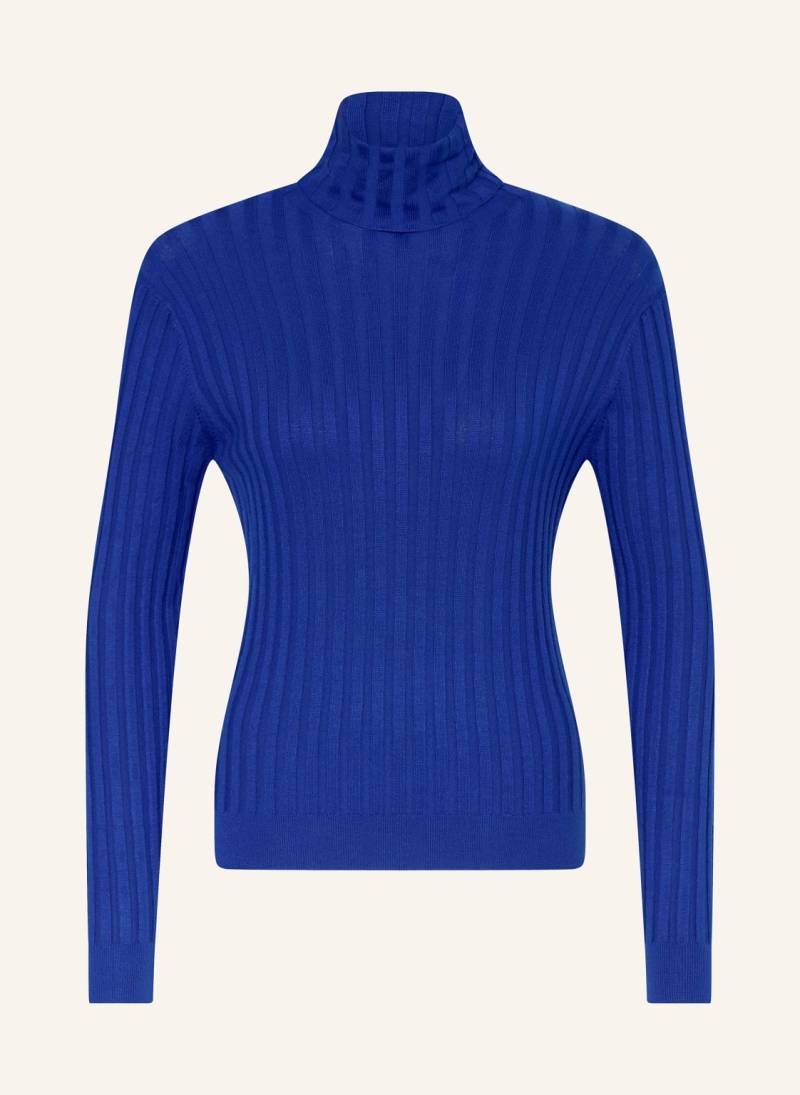 Darling Harbour Rollkragenpullover blau von darling harbour