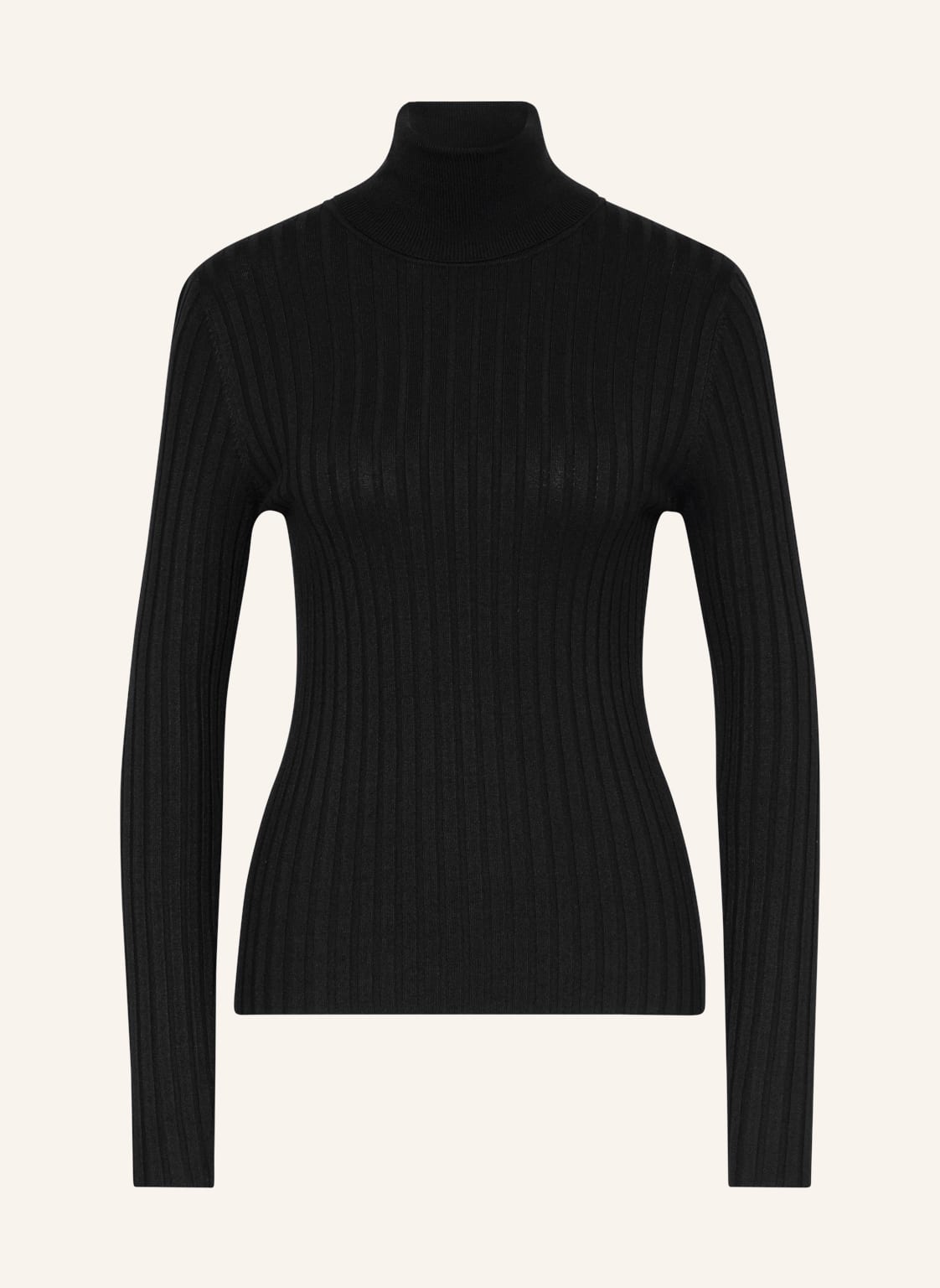 Darling Harbour Rollkragenpullover schwarz von darling harbour