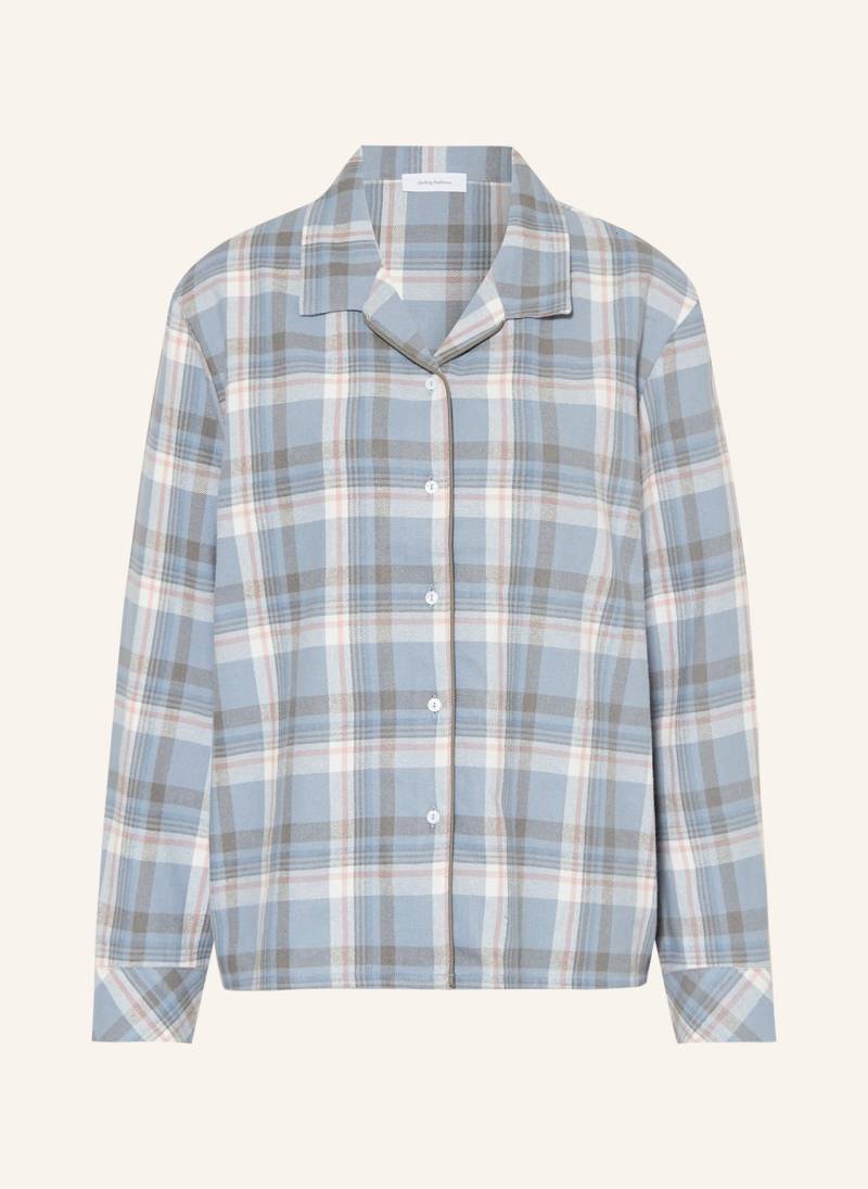 Darling Harbour Schlafshirt Aus Flannel blau von darling harbour