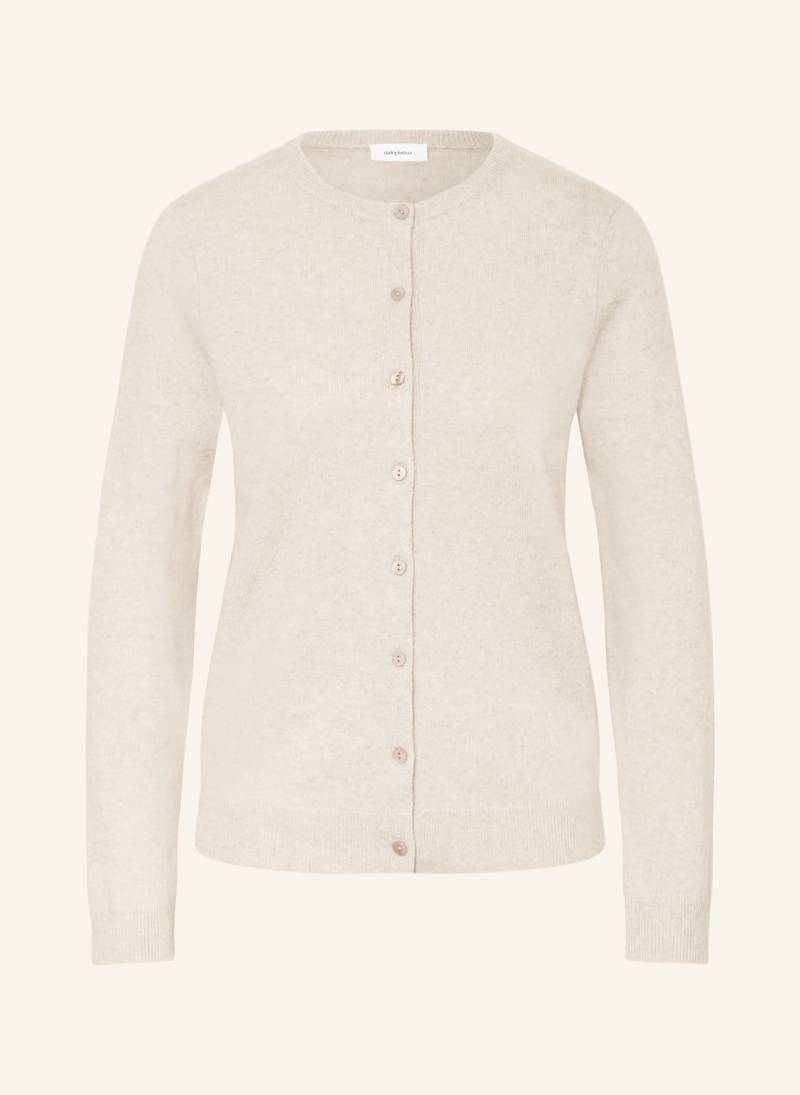 Darling Harbour Srickjacke Aus Cashmere beige von darling harbour