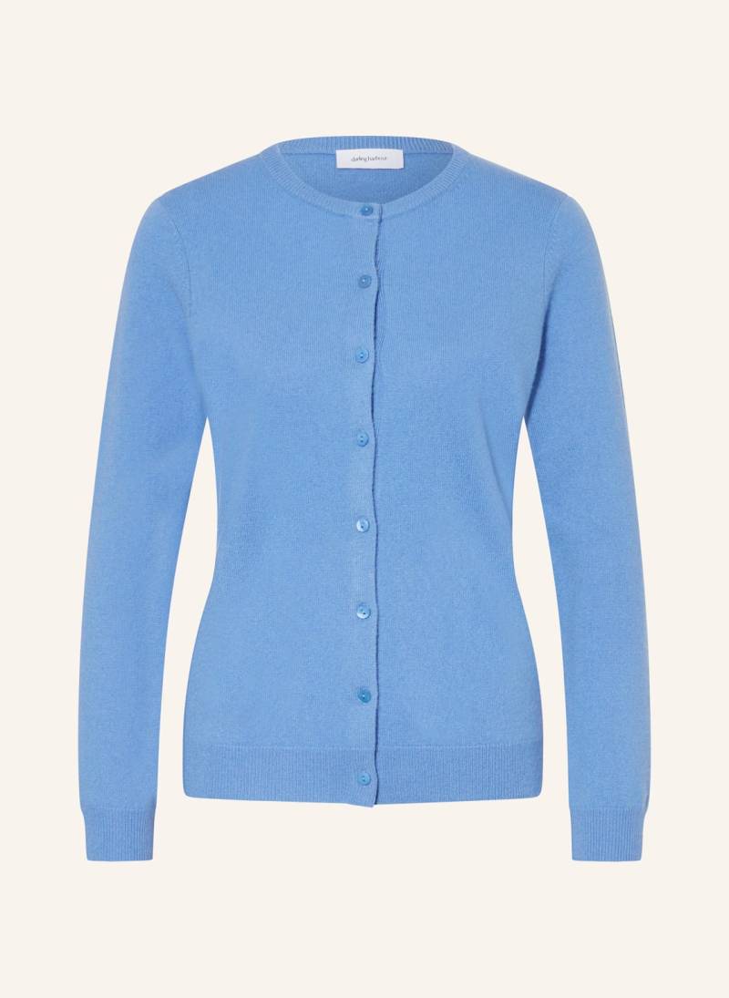 Darling Harbour Srickjacke Aus Cashmere blau von darling harbour