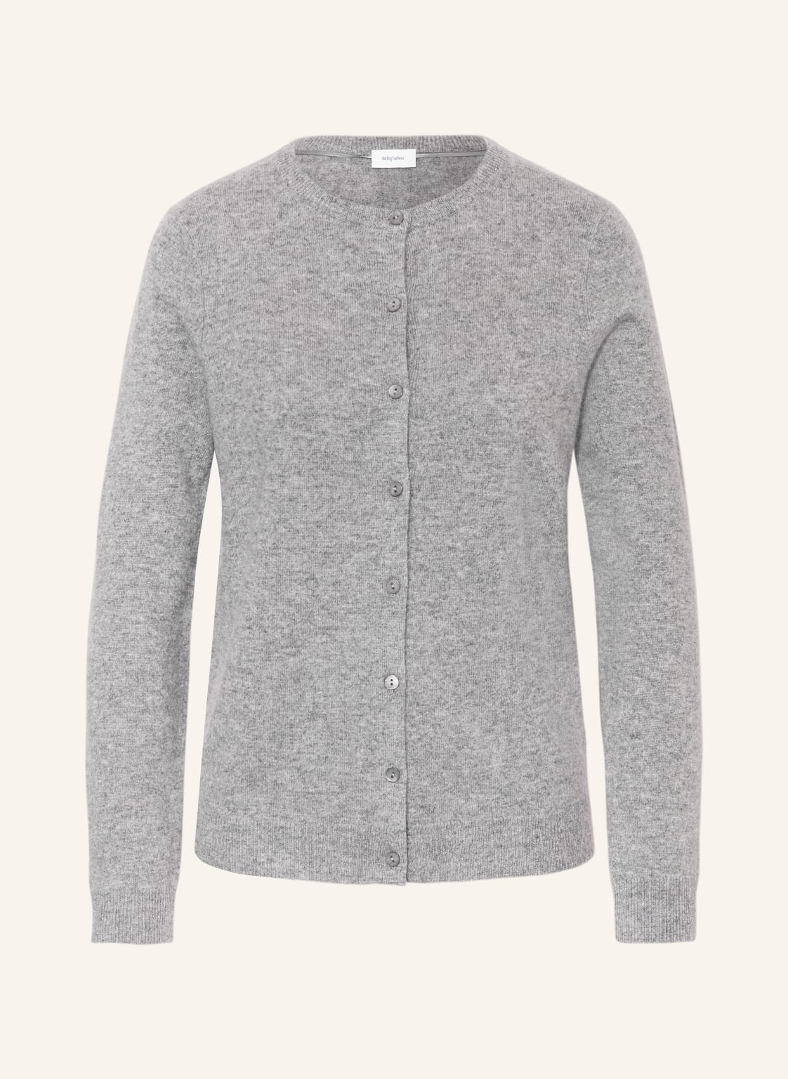 Darling Harbour Srickjacke Aus Cashmere grau von darling harbour