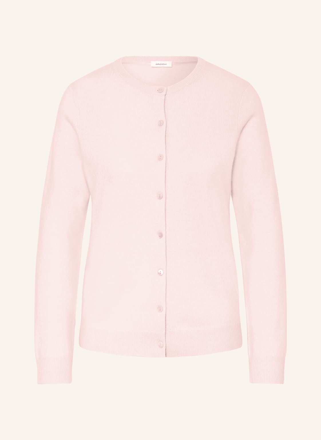 Darling Harbour Srickjacke Aus Cashmere rosa von darling harbour