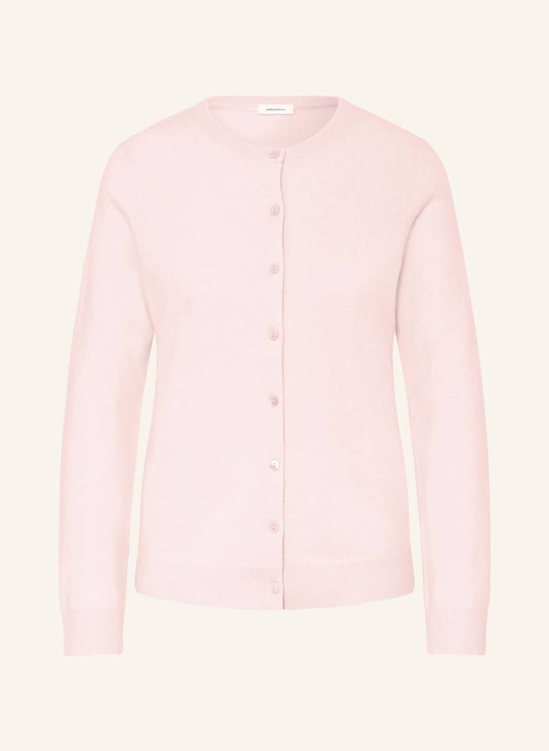 Darling Harbour Srickjacke Aus Cashmere rosa von darling harbour