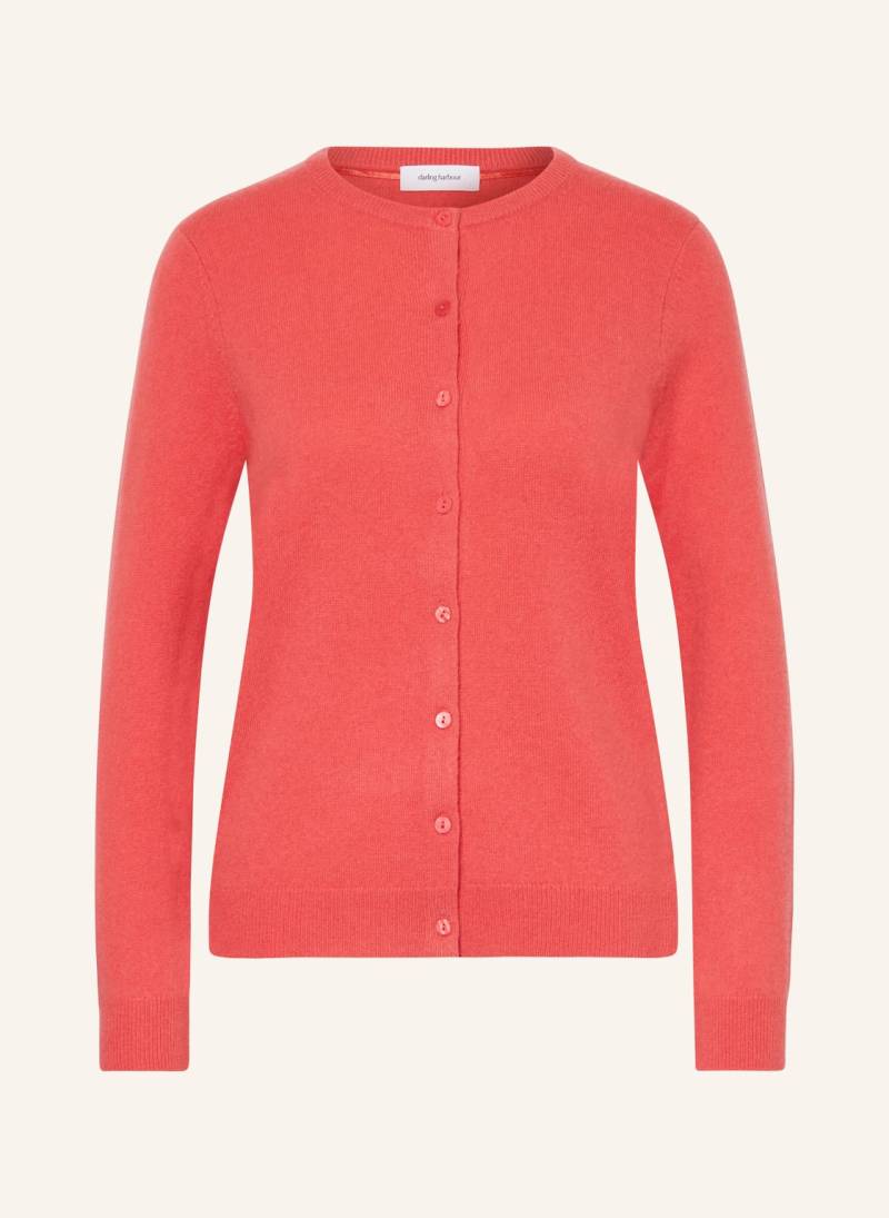 Darling Harbour Srickjacke Aus Cashmere rot von darling harbour