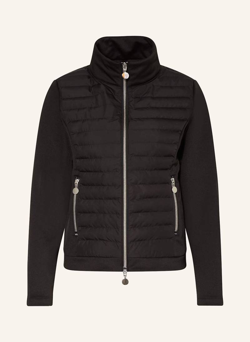 Darling Harbour Steppjacke Im Materialmix schwarz von darling harbour