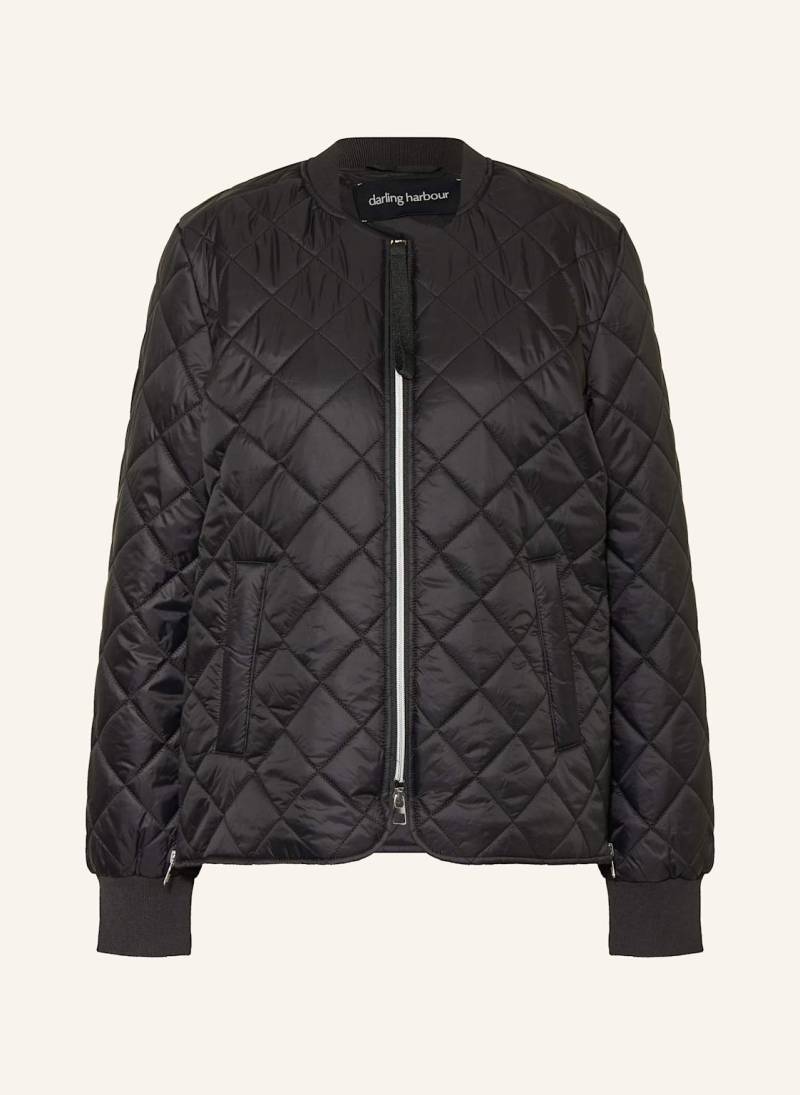 Darling Harbour Steppjacke schwarz von darling harbour